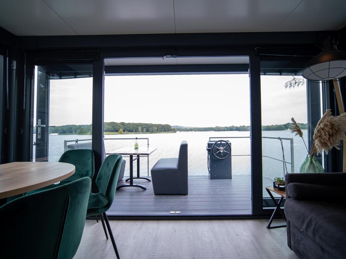 Houseboat Met Dakterras Mookerplas Middelaar Экстерьер фото