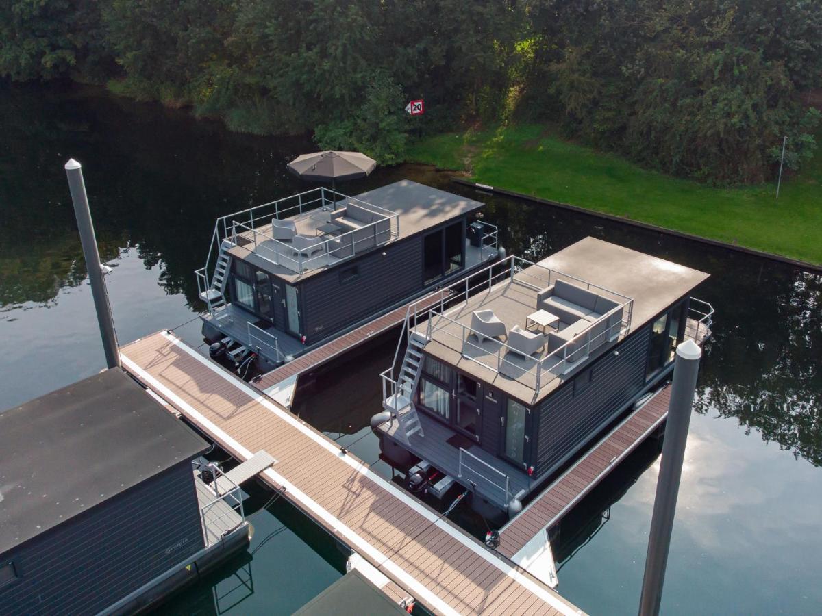 Houseboat Met Dakterras Mookerplas Middelaar Экстерьер фото